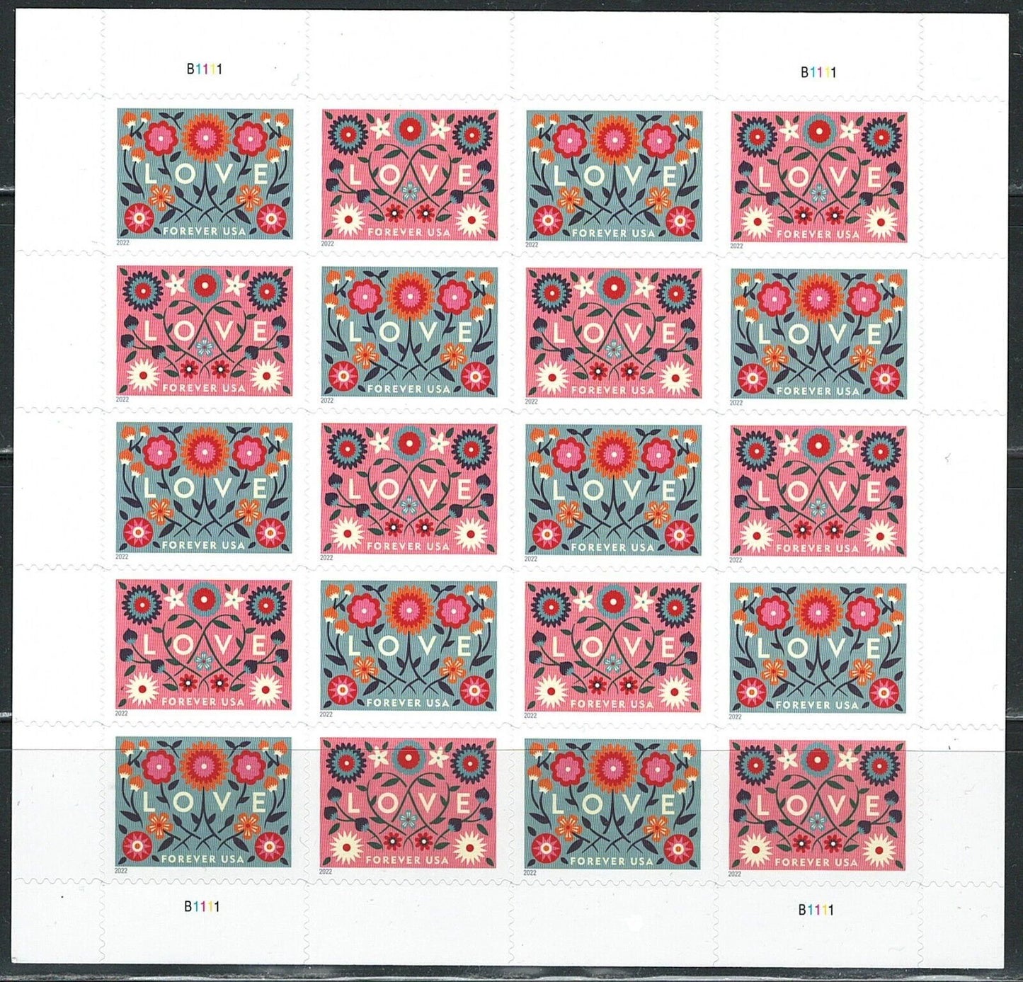 #.2022 Love Forever Stamps