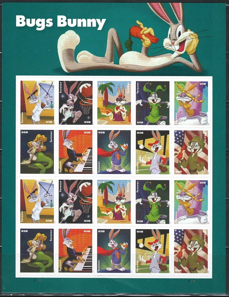 #.2020 US Bugs Bunny Stamps