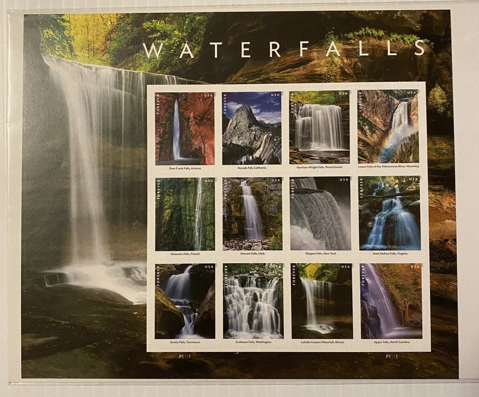 #.2023 Waterfalls US Forever Stamps
