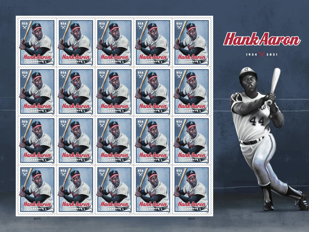 #.2024 Hank Aaron Forever Stamps