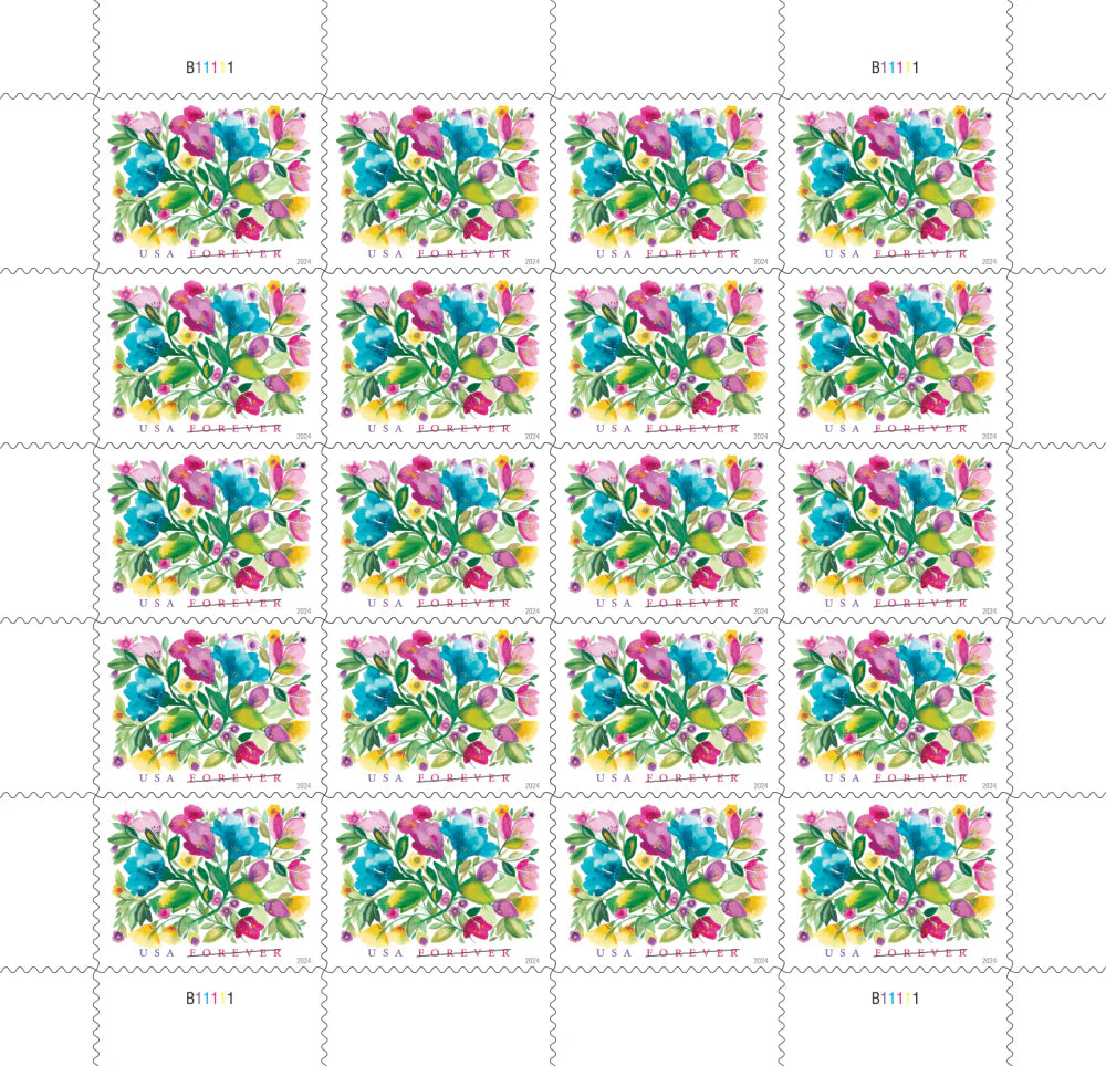 #.2024 US Celebration Blooms Stamps