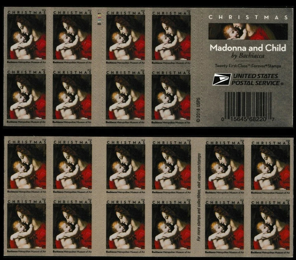 #.2018 US Madonna and Child by Bachiacca Stamps