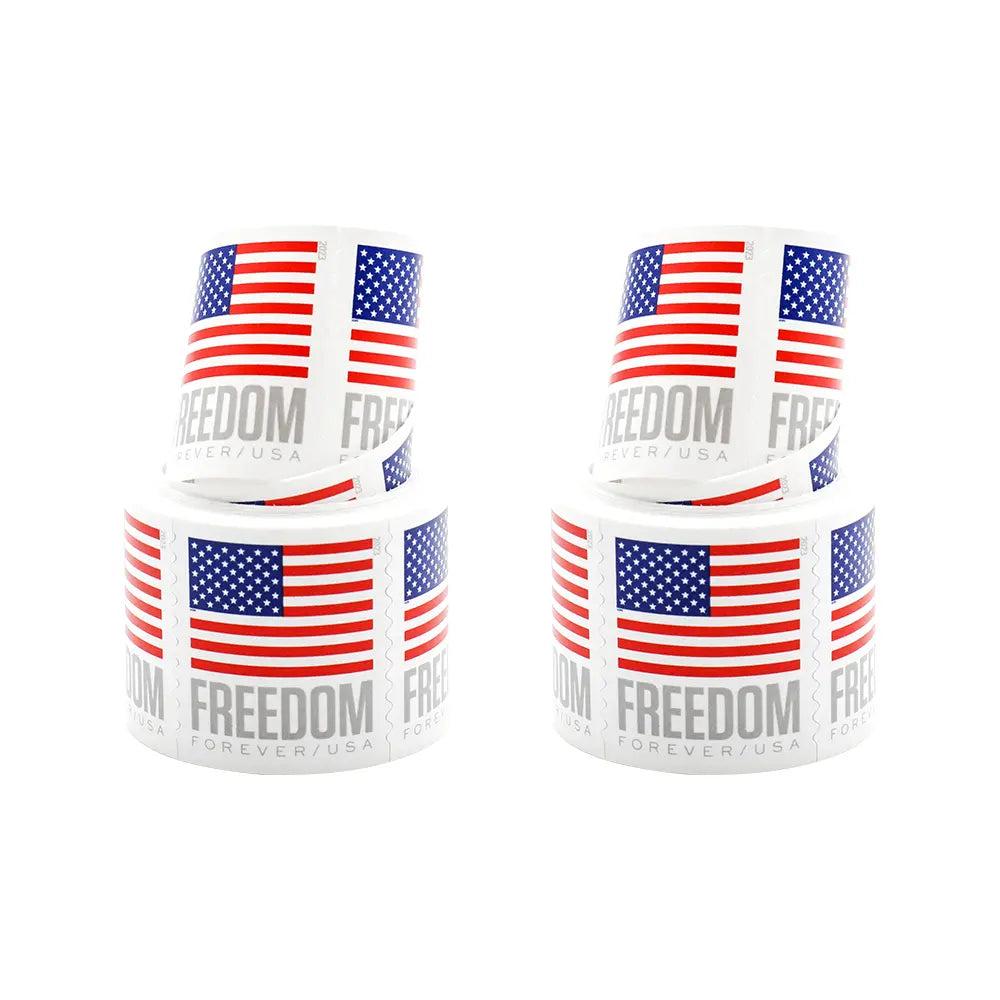 #.2023 US Flags Freedom Stamps Rolls