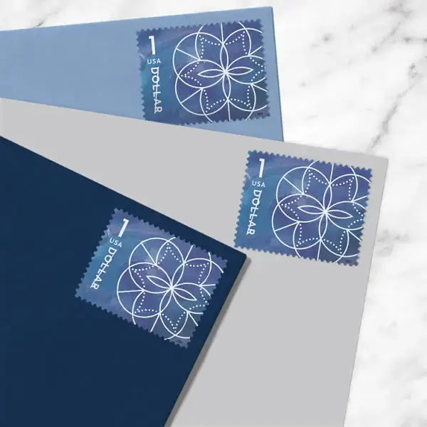 #.2024 $1 Floral Geometry Stamps