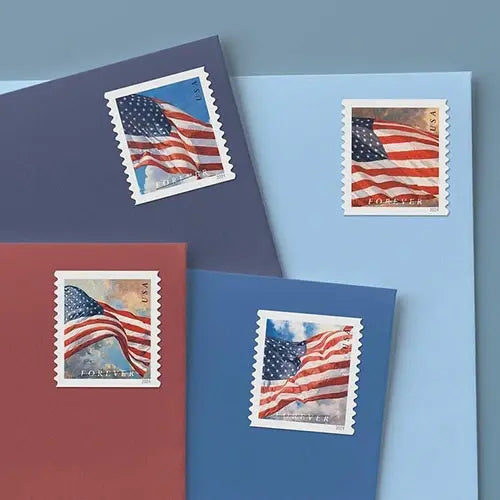 #.2024 US Forever American Flag Stamps Rolls