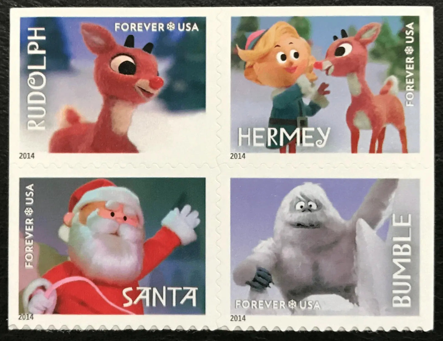#.2014 rudolph forever stamp