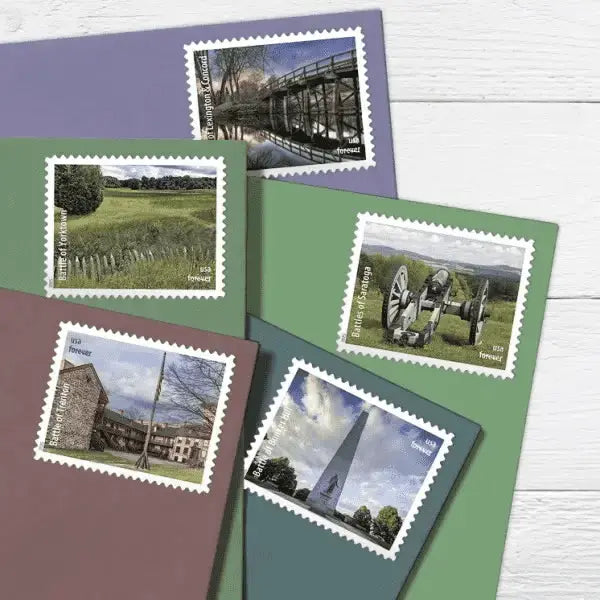 #.2025 Battlefields of the American Revolution Stamps