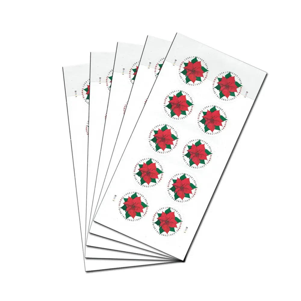#.2018 Global Poinsettia Stamps