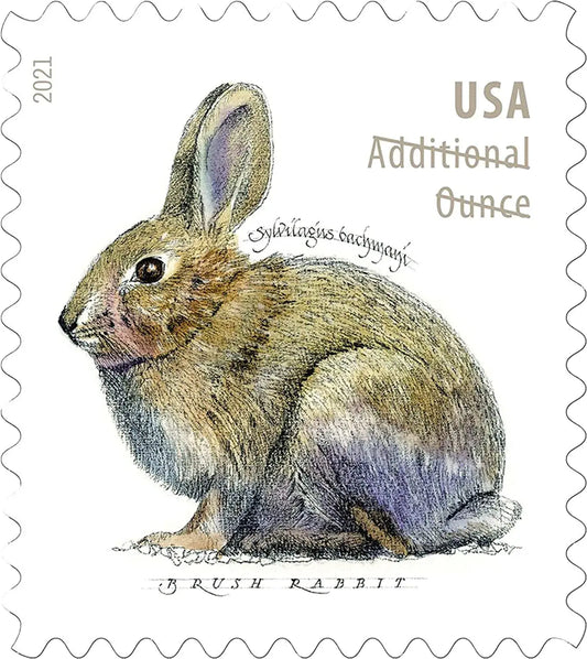 #.2021 Brush Rabbit Additional Ounce Stamps
