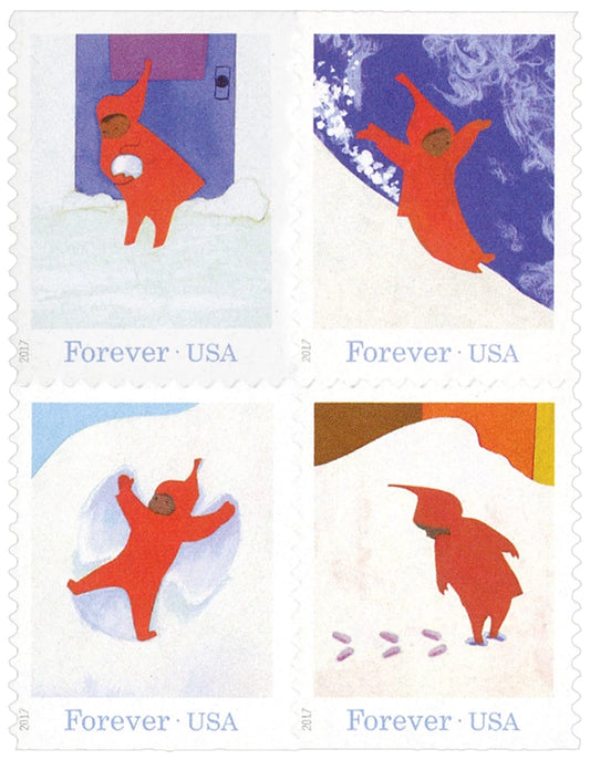 #.2017 US Snowy Day Stamps