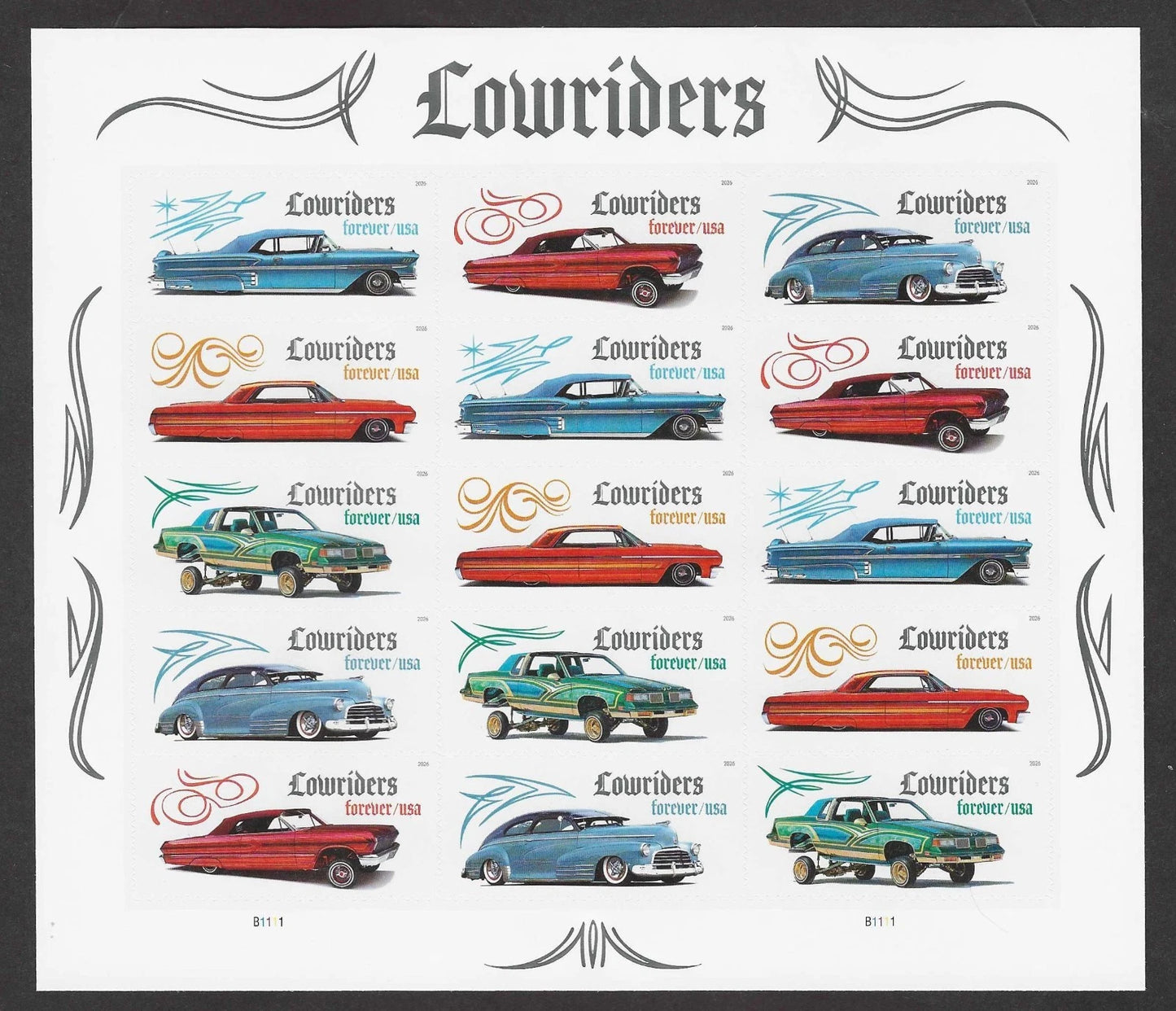 #.2026 Lowriders Forever Stamps