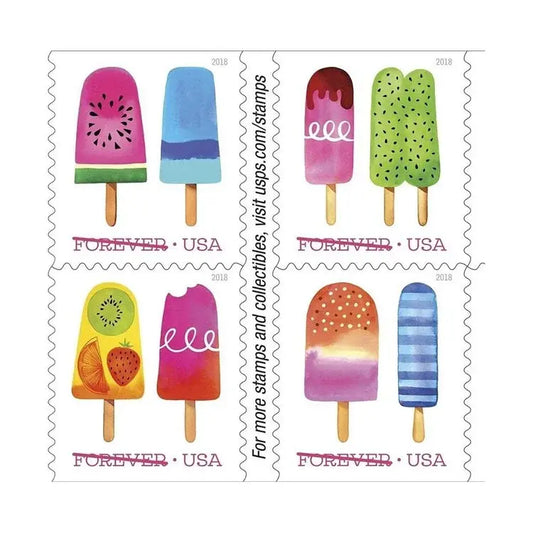 #.2018 Ice Cream Self Forever Stamp