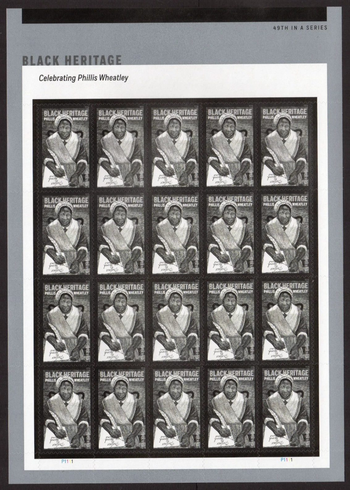 #.2026 Phillis Wheatley forever stamps