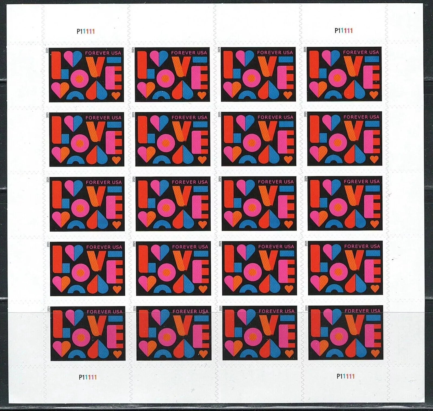 #.2021 Love Forever Stamp