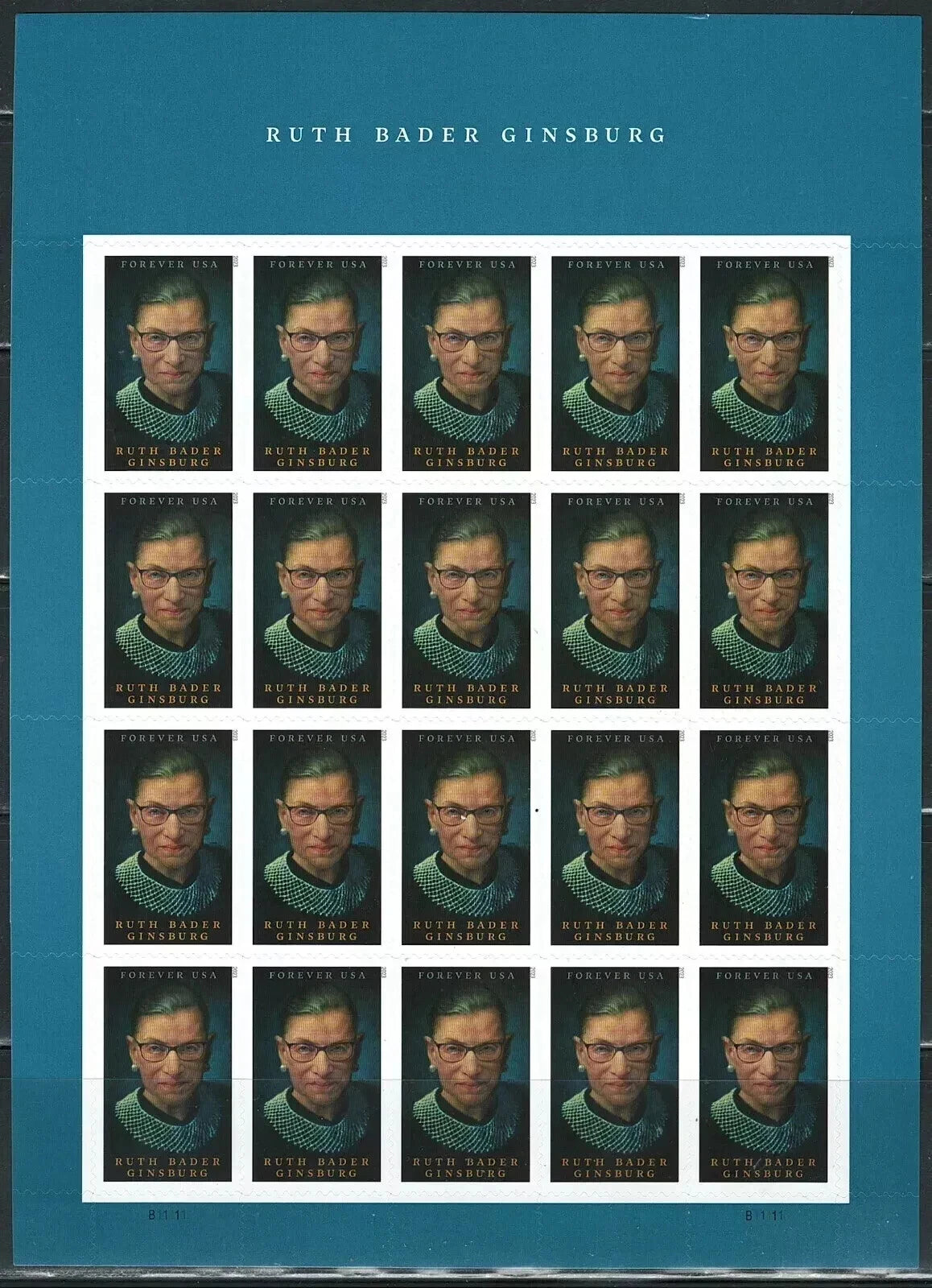 #.2023 Ruth Bader Ginsburg Postage Stamps