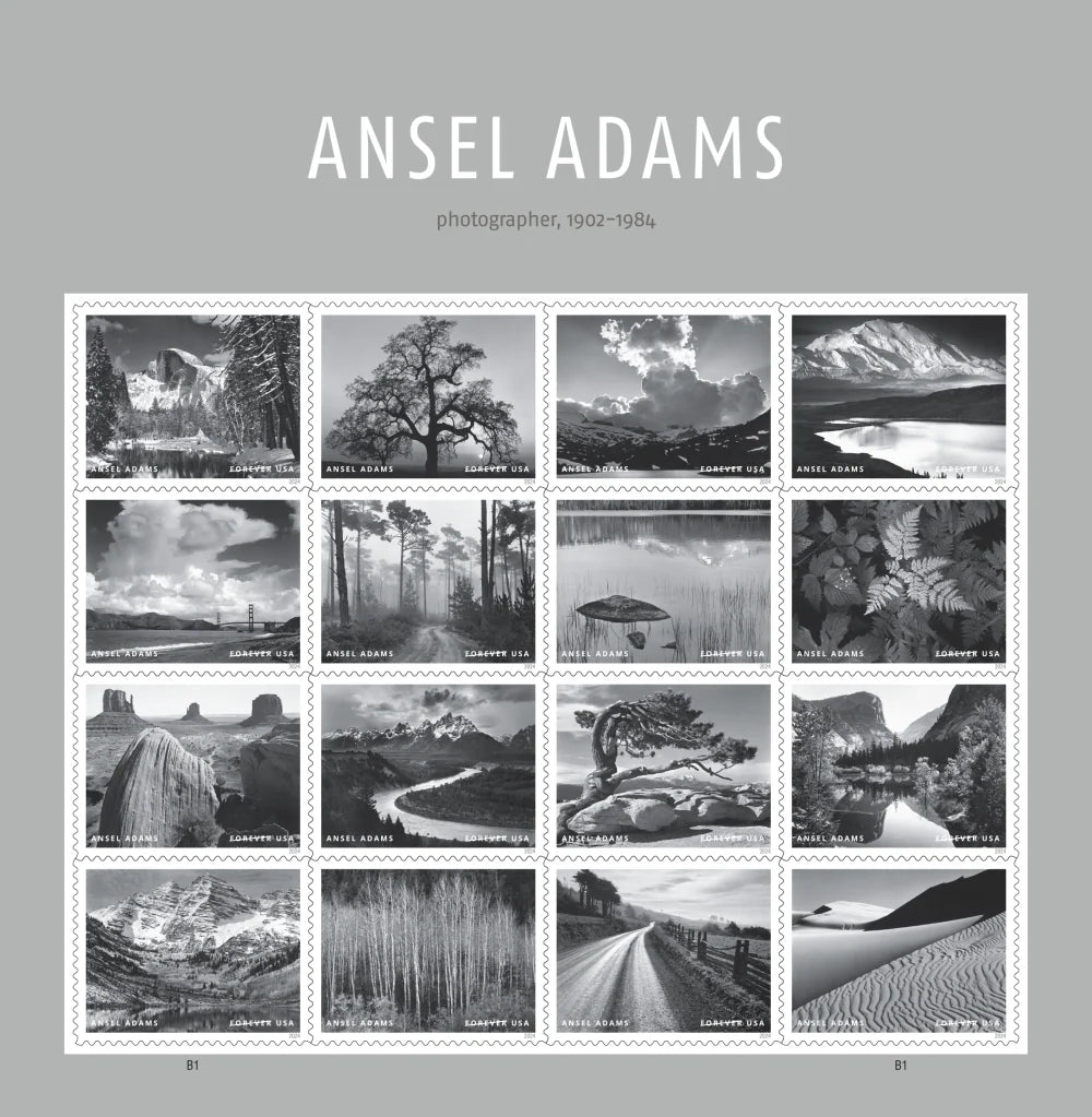 #.2024 us forever stamps-Ansel Adams