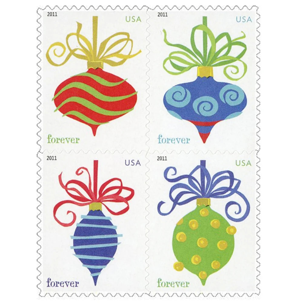 #.2011 US Holiday Baubles Stamps