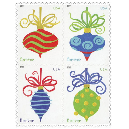 #.2011 US Holiday Baubles Stamps