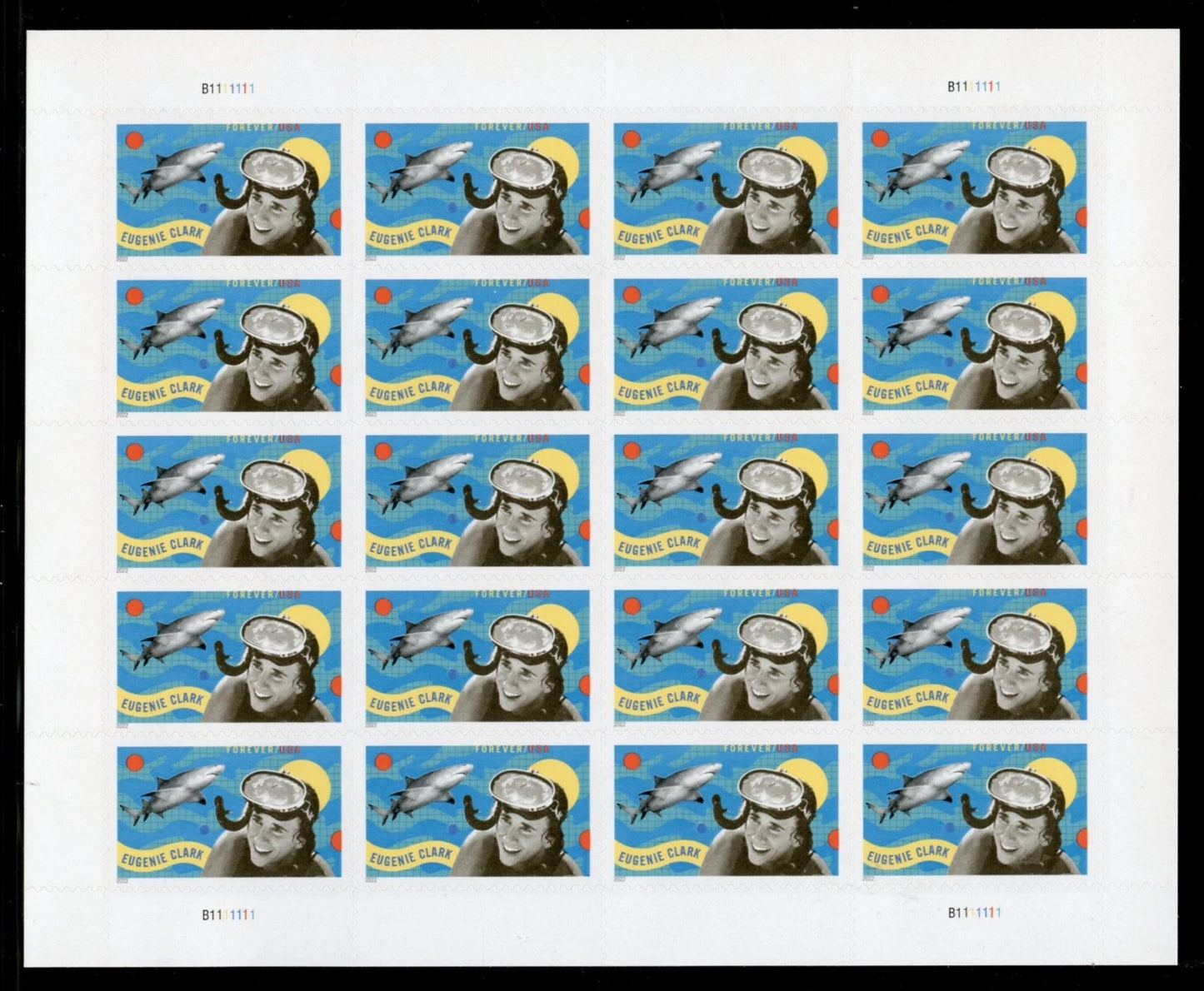 #.2022 US Eugenie Clark Postage Stamps