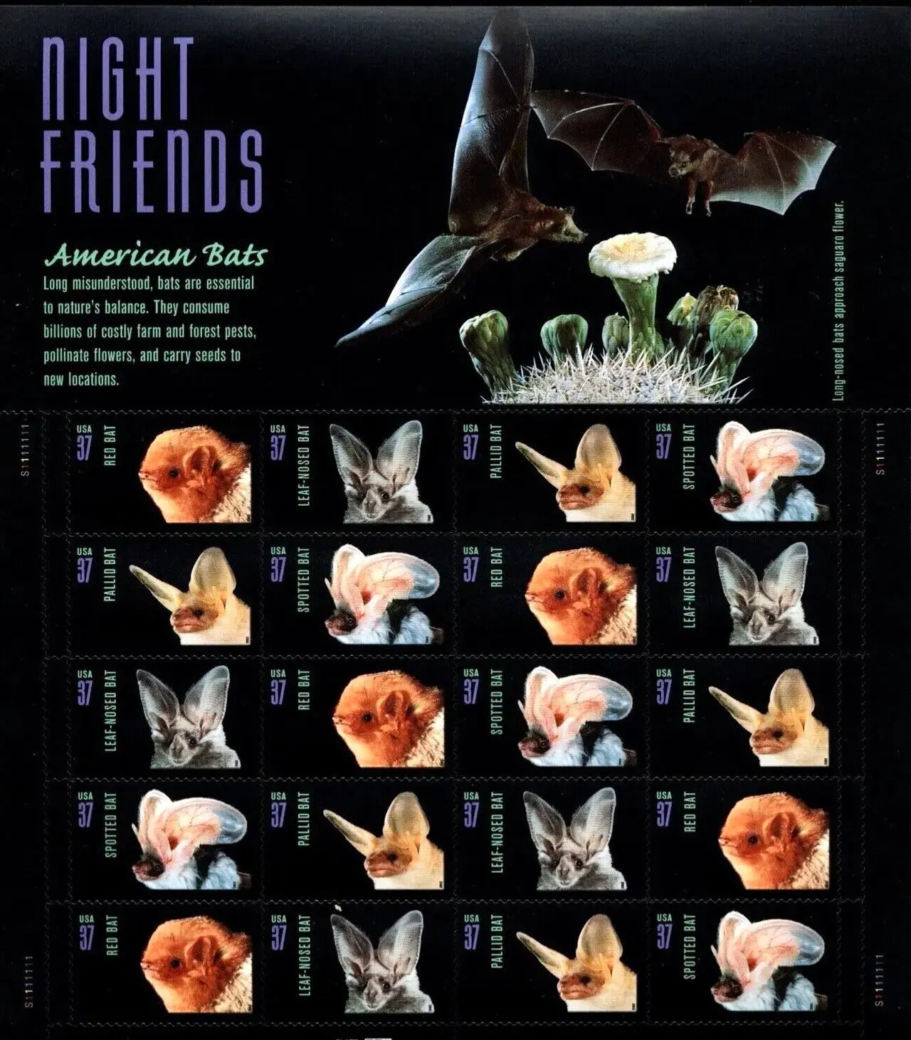 #.2002 American Bats Stamp