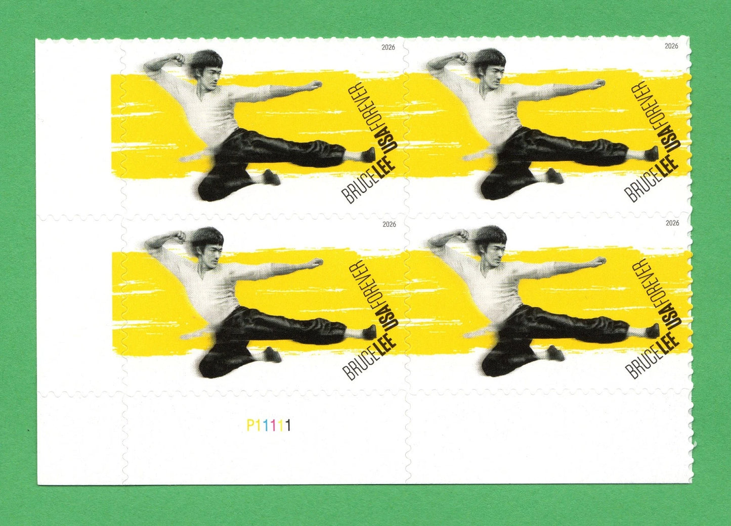 #.2026 Bruce Lee Sheet of 20 Forever Stamps