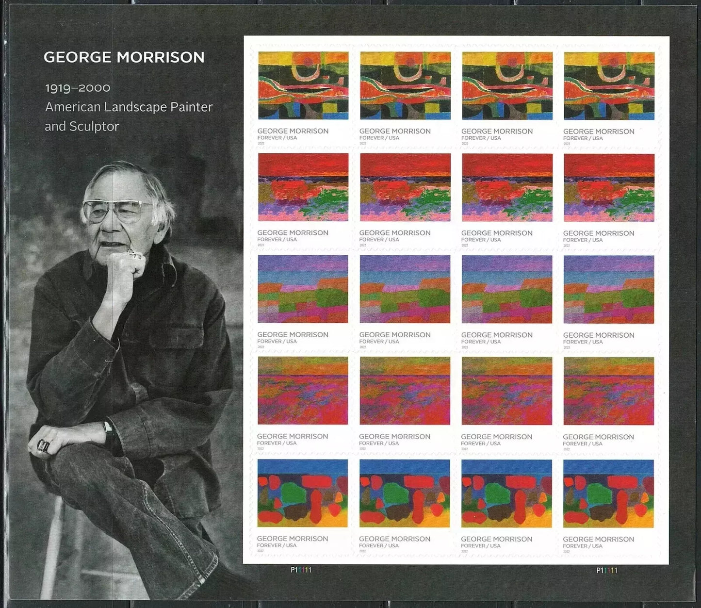 #.2022 George Morrison Stamp