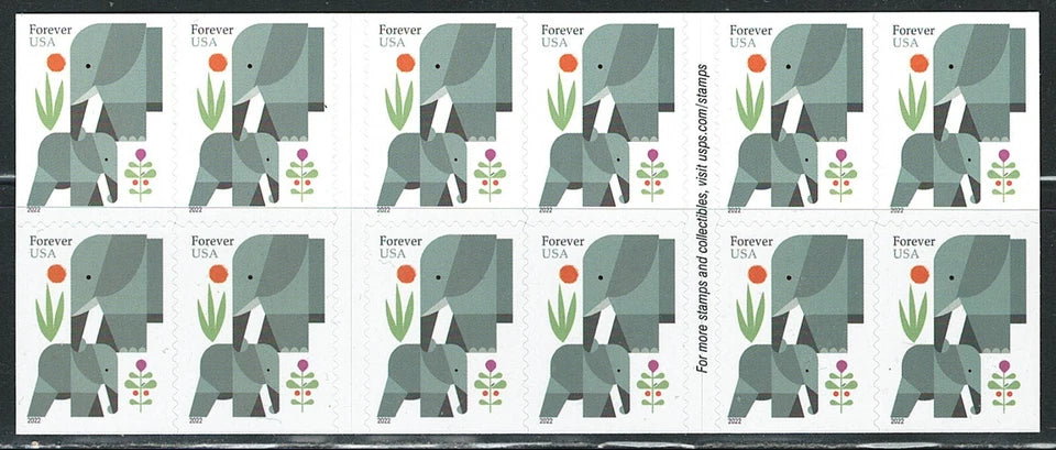 #.2022 US Elephants Stamps