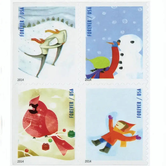 #.2014 US Winter Fun Stamps