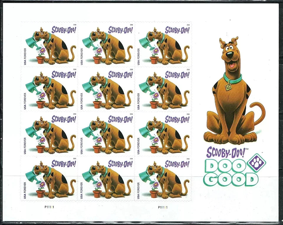 #.2018 US Scooby-Doo! Stamps