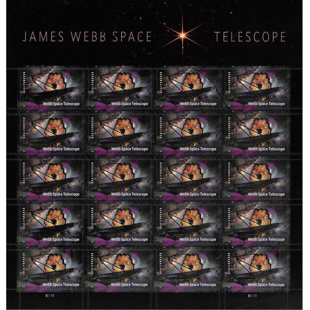 #.2022 US James Webb Space Telescope Stamps