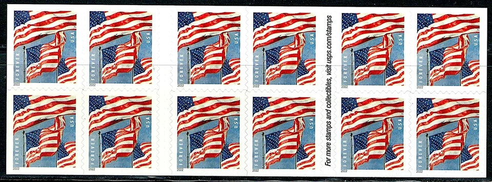 #.2022 us flag forever stamp