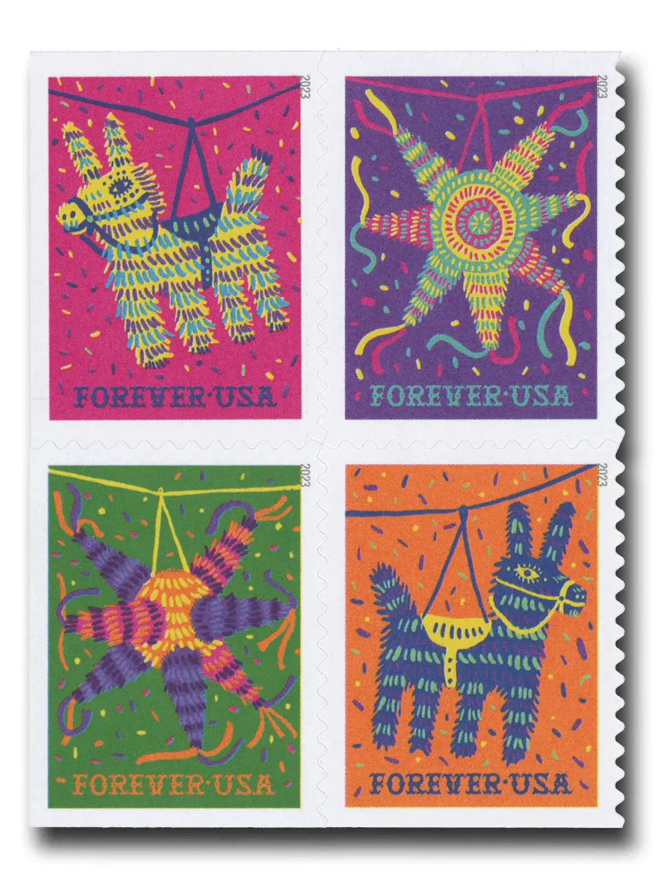 #.2023 Piñatas! Stamps