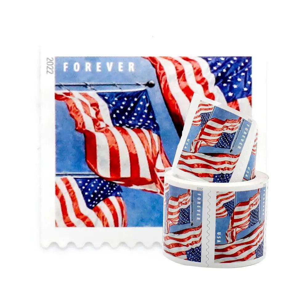 #.2022 US Forever American Flag Stamps Rolls
