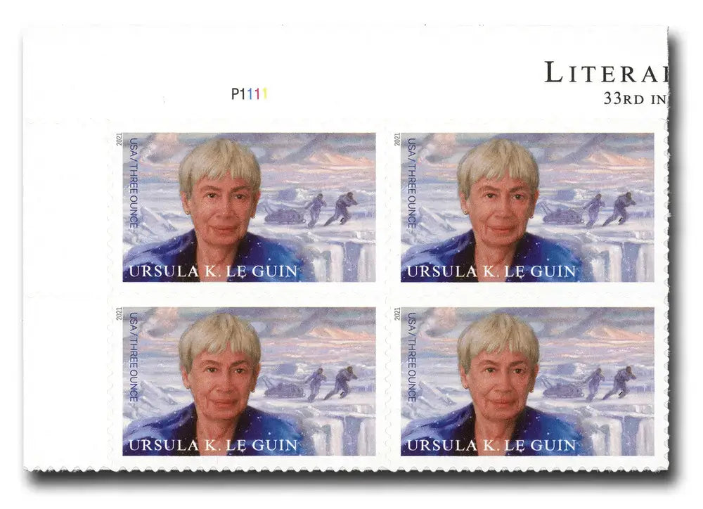 #.2021 Three Ounce Literary Arts Ursula K. Le Guin Stamps