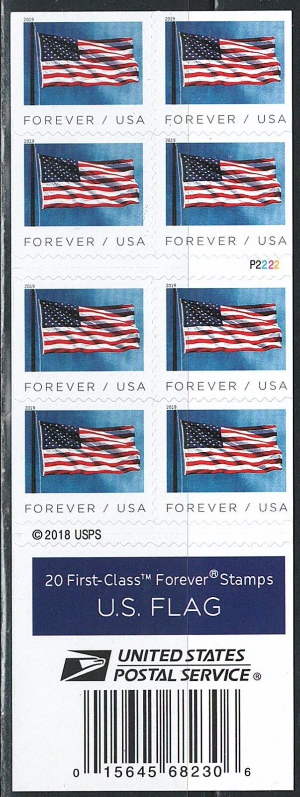 #.2019 us flag forever stamp