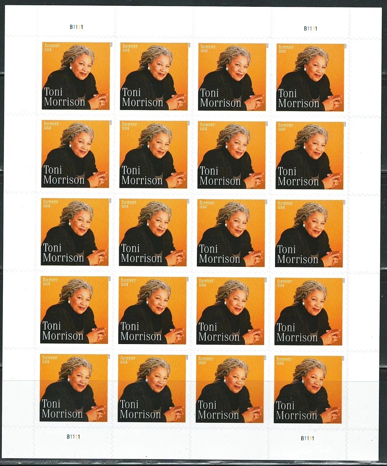 #.2023 Postage Stamps Made for Toni Morrison