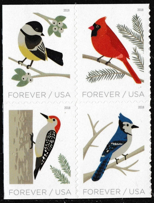 #.2018 US Featuring Birds Stamps