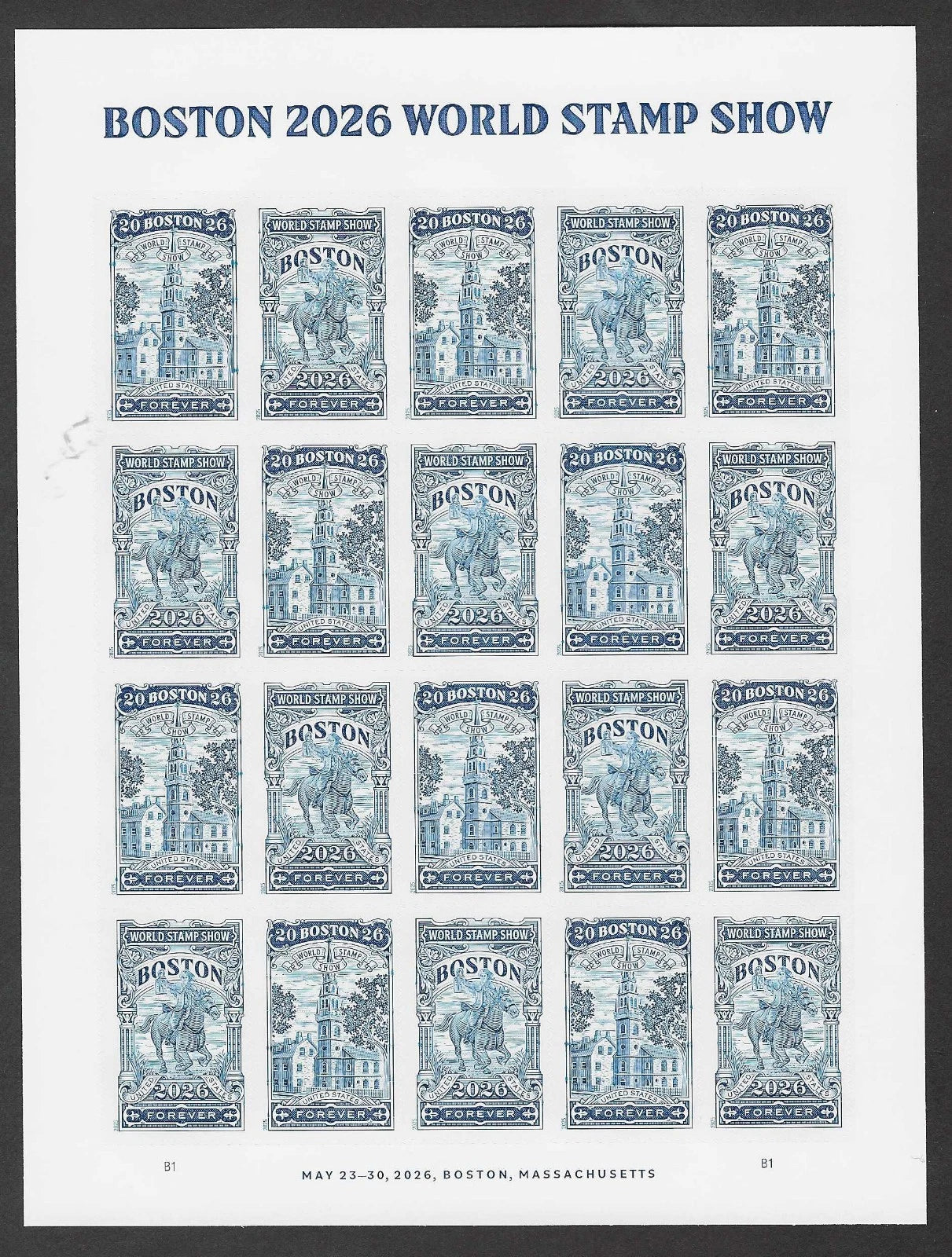#.Boston 2026 World Stamp Show Stamps