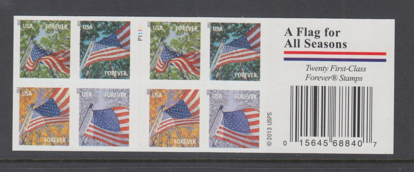 #.2013 A Flag for All Seasons Stamp