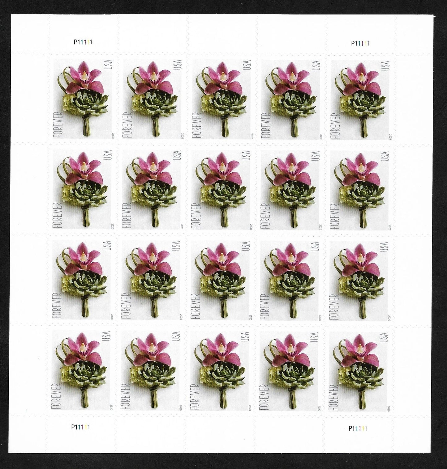 #.2020 US Contemporary Boutonniere Forever Postage Stamps