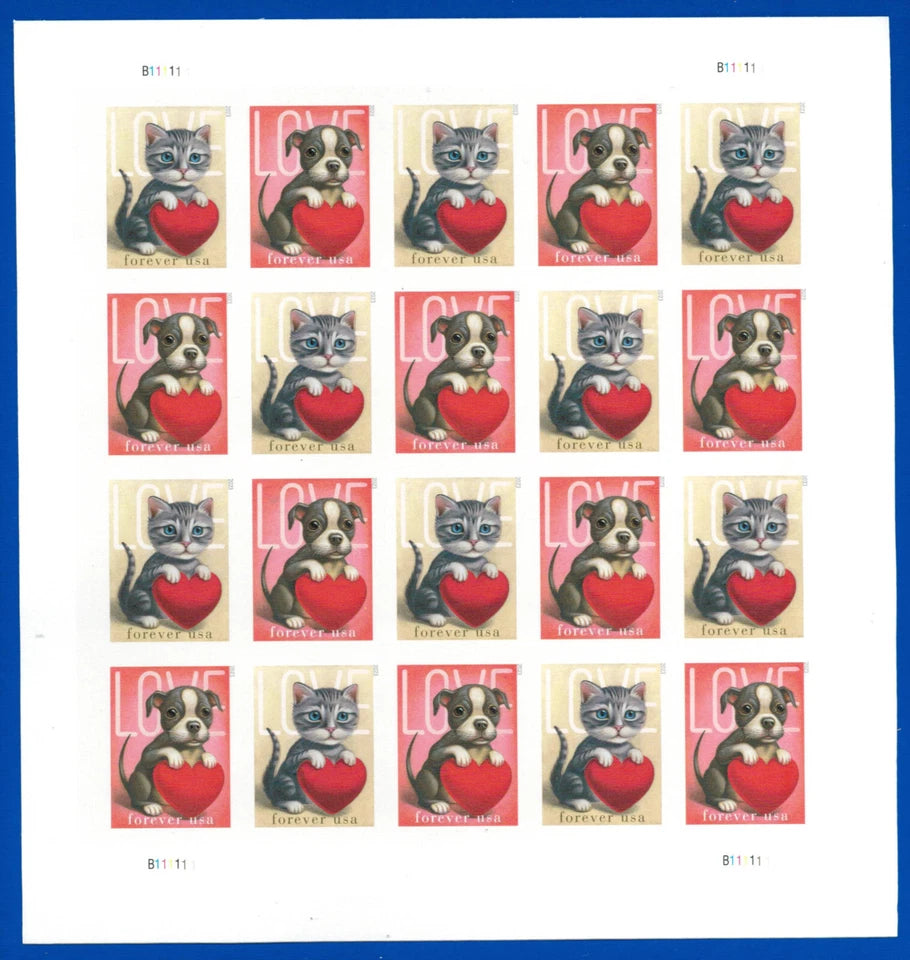 #.2023 US Cat and Dog Love Stamps