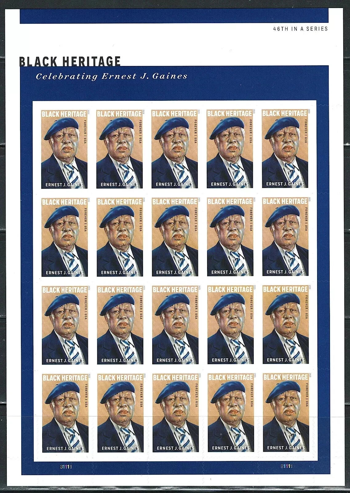 #.2023 Ernest J. Gaines Stamps