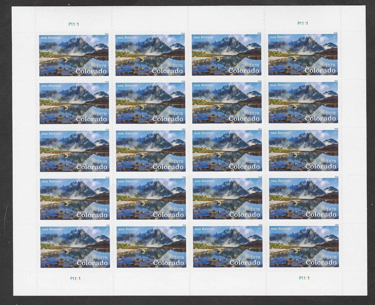#.2026 Colorado Statehood forever STAMPS