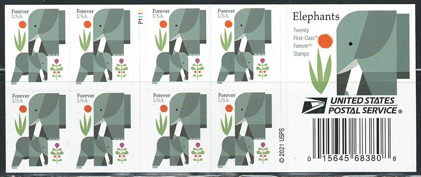 #.2022 US Elephants Stamps
