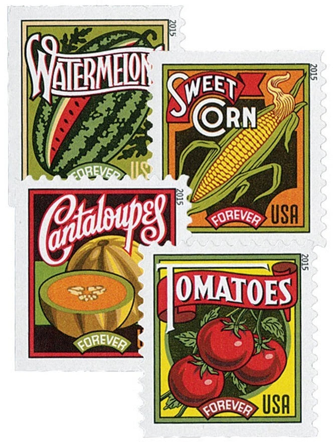 #.2015 US Summer Harvest Stamps