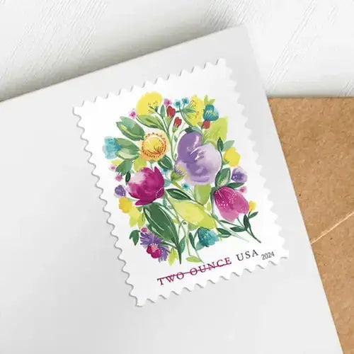 #.2024 US Wedding Blooms Forever Stamps