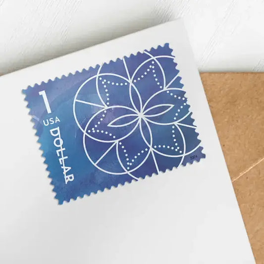 #.2024 $1 Floral Geometry Stamps