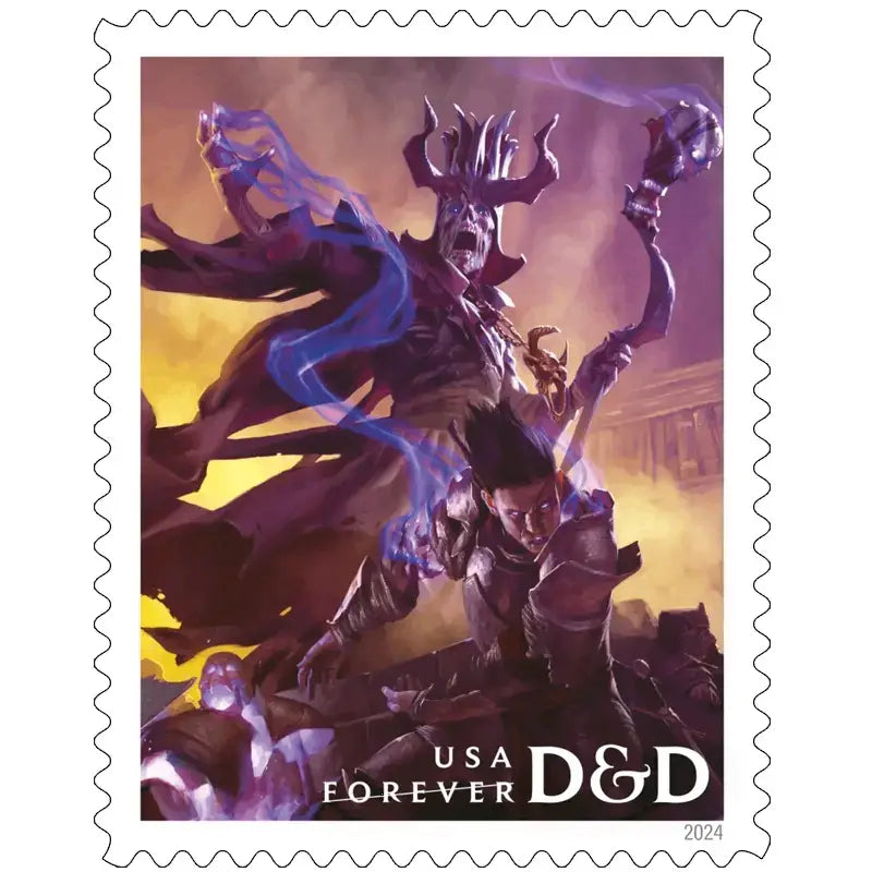 #.2024 Dungeons & Dragons forever stamps