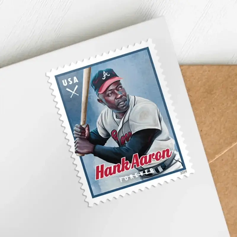 #.2024 Hank Aaron Forever Stamps