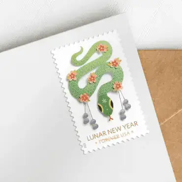 #.2025 Lunar New Year Year of the Snake Stamps